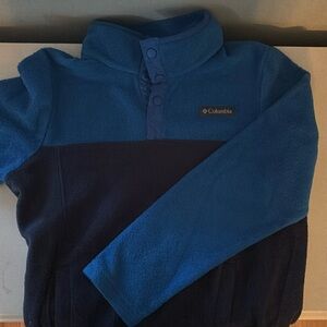 Boys Columbia 3/4 snap pull over